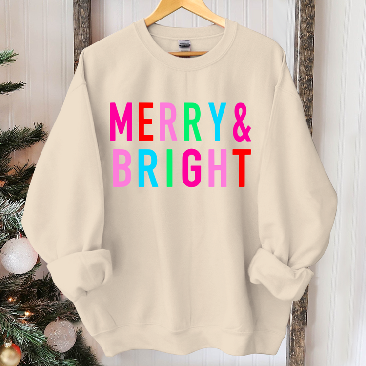 Merry and Bright Crewneck Sweatshirt