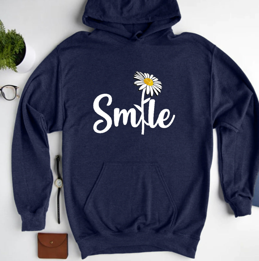 Mother's Day Smile Daisy Print Hoodie