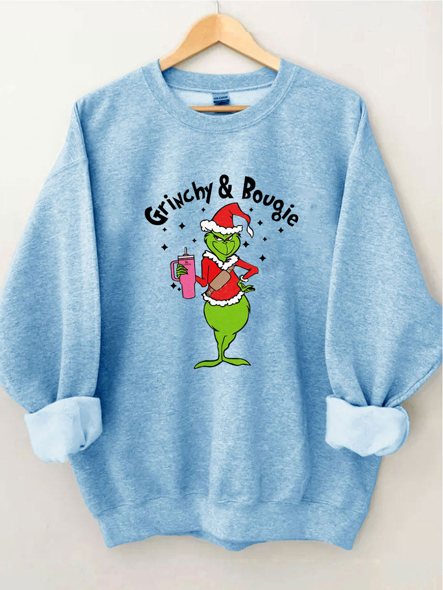 Mean Green Guy Christmas Sweatshirt