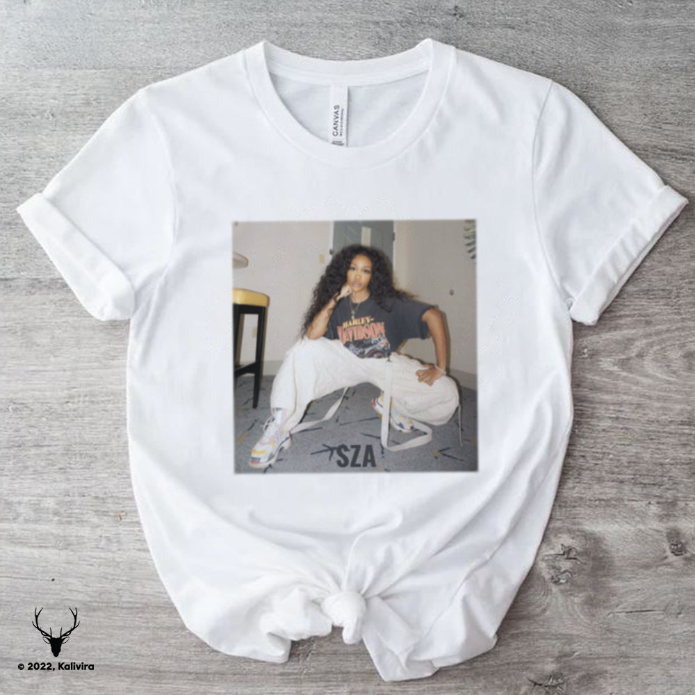 SZA Vintage Short Sleeve Casual T-shirt