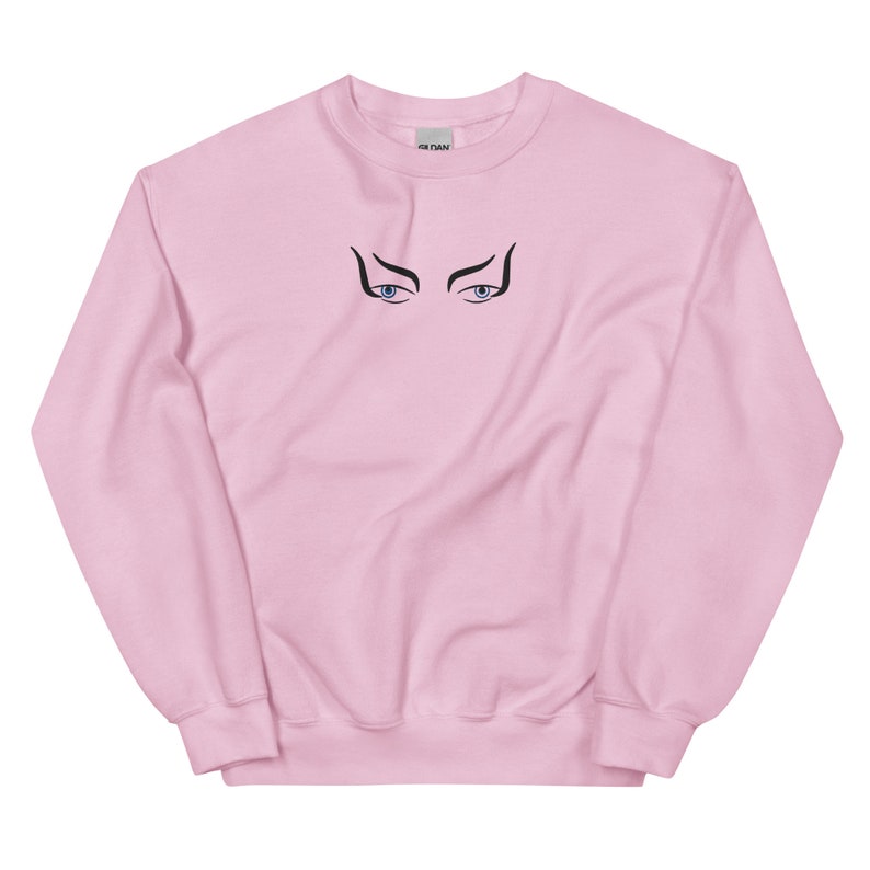 Labyrinth Embroidered Jareth Eyes Crewneck Sweatshirt